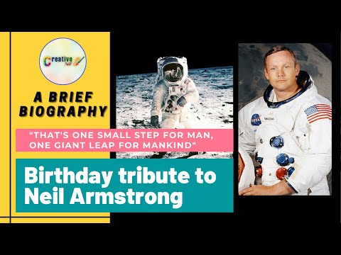 Birthday tribute to Neil Armstrong from Creative 360 | #NeilArmstrong #nasa #space #astronauts