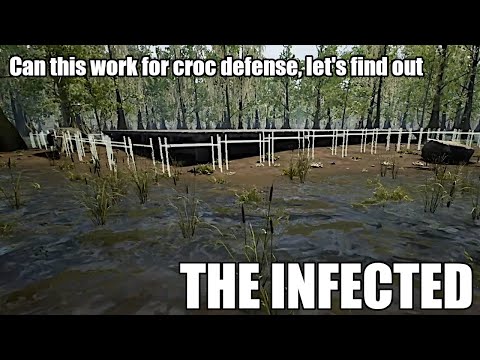 The Infected S9E17 - Can log holders work for croc defense, let's find out