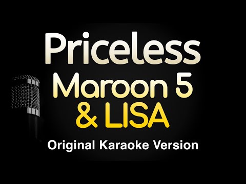 Priceless - Maroon 5 ft. Lisa (Karaoke Songs With Lyrics - Original Key)