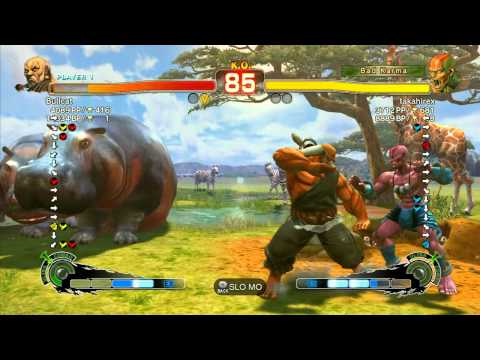 SSF4 AE: Bullcat (Gouken) vs takahirex (Dhalsim) - Ranked Match (720p HD)