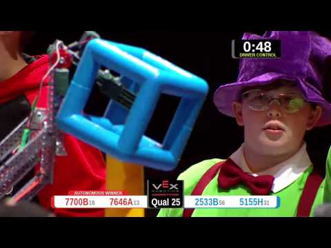 2015 VRC-MS Spir Q25 -  (7700B 2533B) 61-Spirit Div-VRC Middle School-VEX Worlds 2015