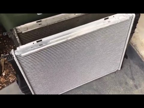 BMW Radiator Fit & removal 1 or 3series or X1. I change out & reinstall my BMW radiator e87 e90 e84