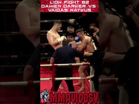 Knocked Lion Fight 62 - Damien Darker vs Vaidas Natkus #shorts #muaythai #lionfight