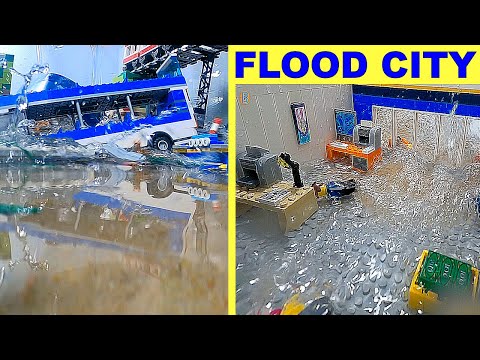 LEGO FLOOD CITY - DAM Breach - ep 54