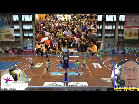 Giampiero Scarpino presenta il play off A3 Raffaele Arpaia Lamezia - Galatone .