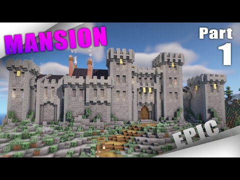 daxar123_builds - How To Build a Survival Castle/ Mansion in Minecraft for 10+ players PART 1 Entrance