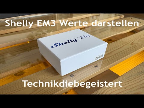 Shelly 3EM Darstellung von Messwerten