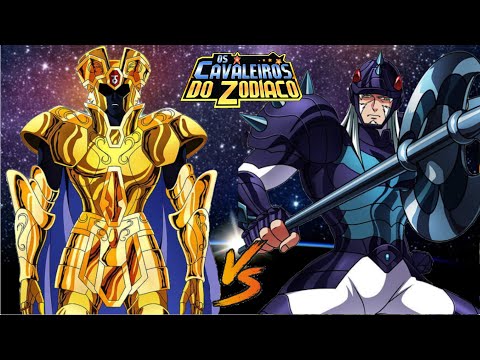 Armadura de Gêmeos vs Thor de Phecda - Os Cavaleiros do Zodíaco: Alma dos Soldados