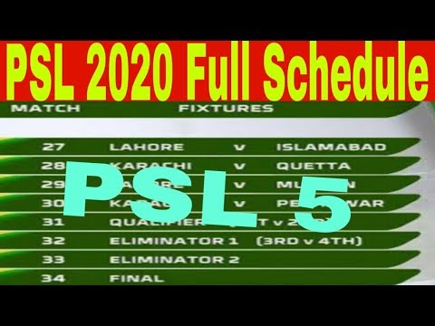 download lagu mp3 mp4 Psl League 2019 Time Table, download lagu Psl League 2019 Time Table gratis, unduh video klip Psl League 2019 Time Table
