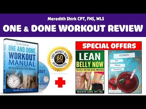 One and Done Workout Program Review - Does It Really Work?