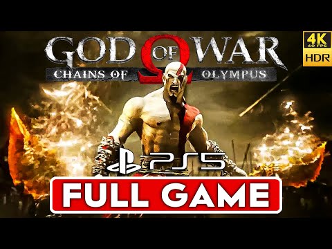 (PS5) GOD OF WAR CHAINS OF OLYMPUS Walkthrough Part 1 FULL GAME ENDING [4K 60FPS HDR] No Commentary
