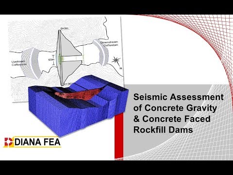 Webinar: Seismic Assessment of Concrete Gravity & Concrete Faced Rockfill Dams with DIANA