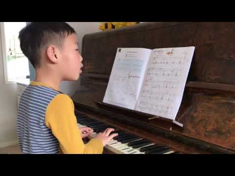Scarborough Fair-Piano Adventures Lesson Book 3A P27