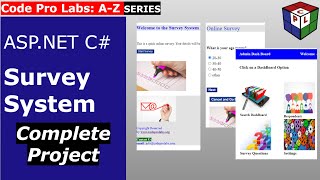 Download the video "Complete Project - ASP.NET C# - Survey System  - Demonstration"