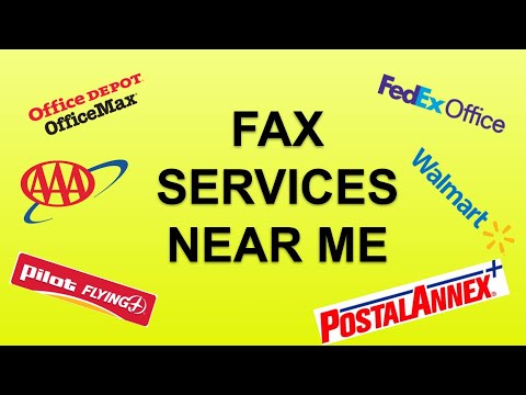 Fax Services Near Me - Where can I send a fax NOW!