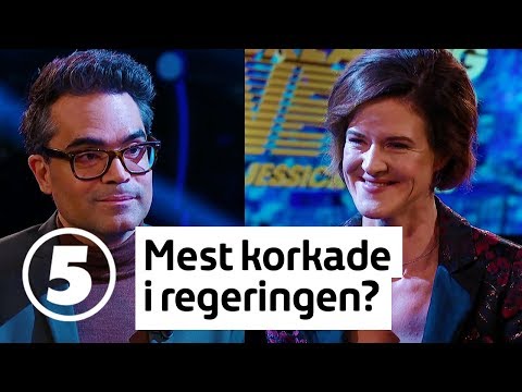 Breaking news med Jessica Almenäs | David Batra grillar sin fru Anna Kinberg Batra i heta stolen