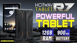 R7 Hotwav 10.1" Tablet 2024 - 12GB RAM + 256GB + 900 Hrs Battery  ⫸ UNBOXING REVIEW