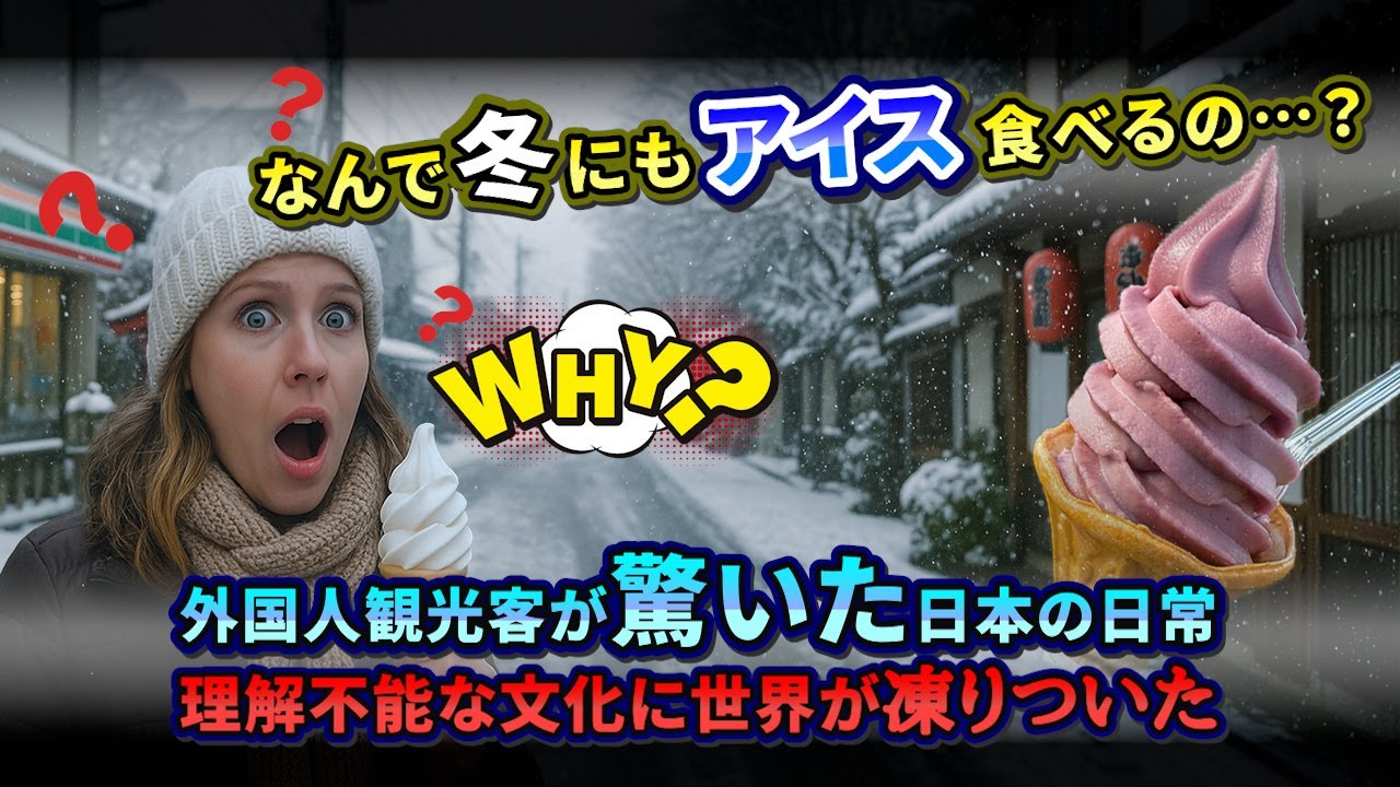 【海外の反応】なぜ日本のアイスはこんなに人気？外国人が驚いた“おもてなしの塊”だった！