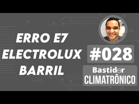 Vídeo: Erro E7 Electrolux Barril: Reparo Passo a Passo (7 etapas)