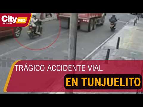 Mujer embarazada falleció tras ser arrollada por una volqueta en el barrio San Carlos | CityTv
