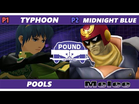 Pound 2021 - Typhoon (Marth) Vs. Midnight Blue (Falcon) SSBM Melee Tournament