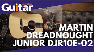 Video thumbnail for Martin Dreadnought Junior DJR10E-02 | Review by Guitar Interactive Magazine