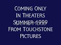 Coming Only In Theaters Summer 1996 From Touchstone Pictures Logo 1996