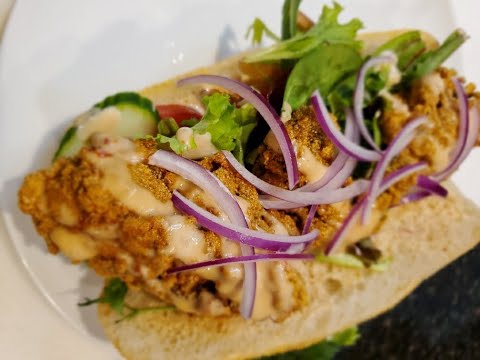 How To Make Jerk Fried Oyster Po Boy Sandwiches | RSMS