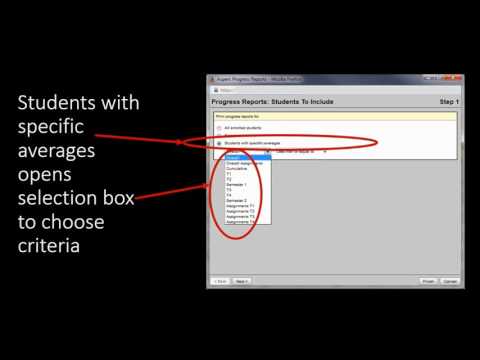 X2 Aspen Progress Reports Tutorial