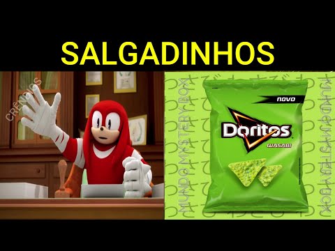 Knuckles APROVANDO SALGADINHOS
