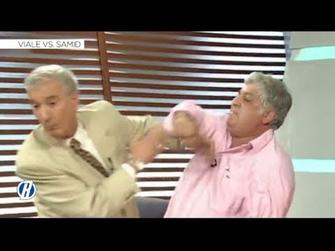 Cuando Mauro Viale y Alberto Samid se agarraron a las piñas en la televisión