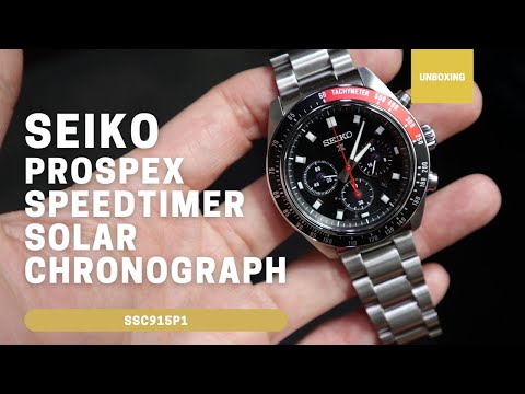 Seiko Prospex Speedtimer Solar Chronograph SSC915P1