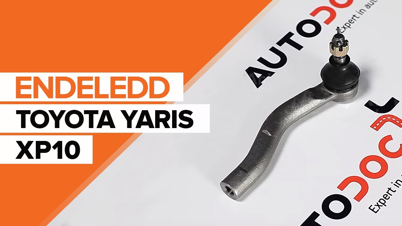 Slik bytter du styreledd på en Toyota Yaris P1 – veiledning