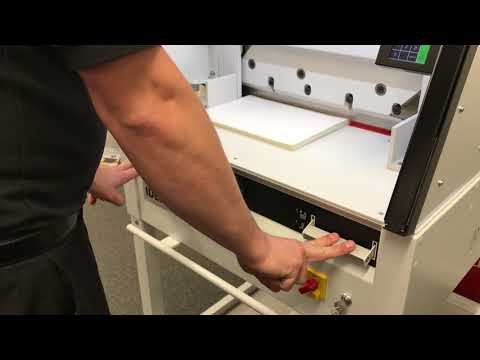 Ideal 4860 Electric Guillotine Paper Cutter Second Hand for Industrial Heavy Duty from CLC Online