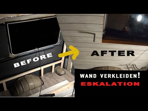Jetzt wird's WOHNLICH! Verkleidung fertig stellen I Van Conversion
