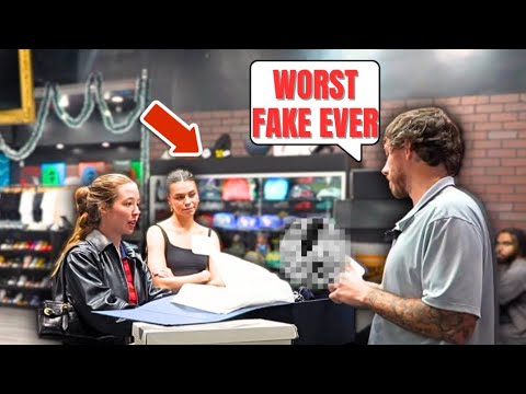 She Tried To Sell A FAKE $20,000 SHOE!!