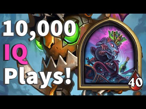 10,000 IQ Plays! - Hearthstone Battlegrounds