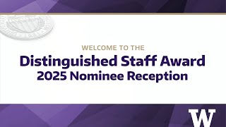 Archive: 2025 Distinguished Staff Awards
