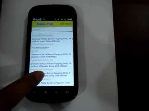 FastFood Calorie Watcher Pro By Peach App Store (Android)