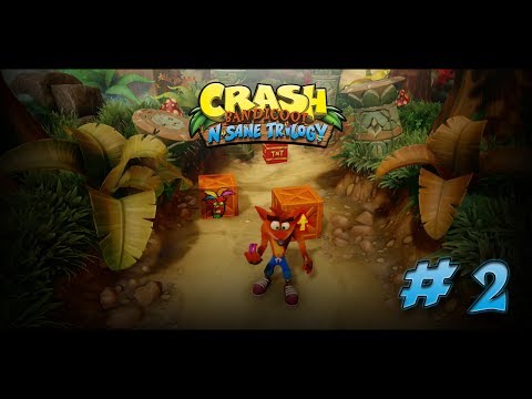Crash Bandicoot N. Sane Trilogy - 100% Walkthrough | Part 2 - Jungle Rollers (1st Visit)