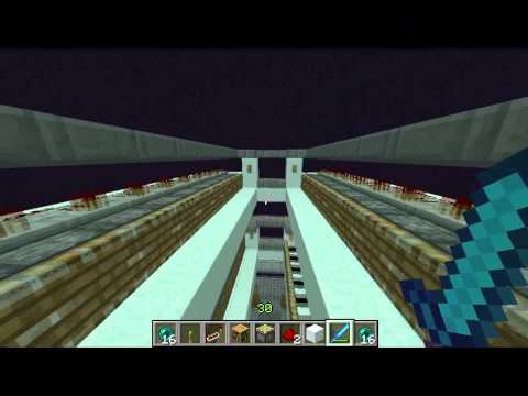 Enderman farm, automatic enchanting room.