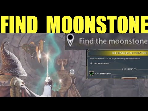 how to "find the moonstone" Hogwarts Legacy guide (the centaur and the stone)