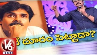 Mega Brother Nagababu fires on Pawan Kalyan Fans | Chiranjeevi 60th Birth Anniversary | V6News