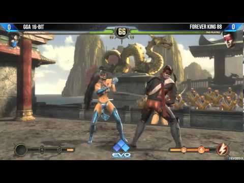 EVO 2013 - Mortal Kombat Loser's Bracket- GGA 16-BIT vs. Forever King 88