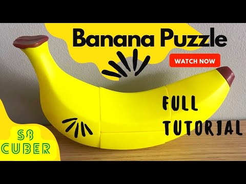 Solving the Banana Rubik's cube | 2x2x3 Fruit - Banana puzzle tutorial