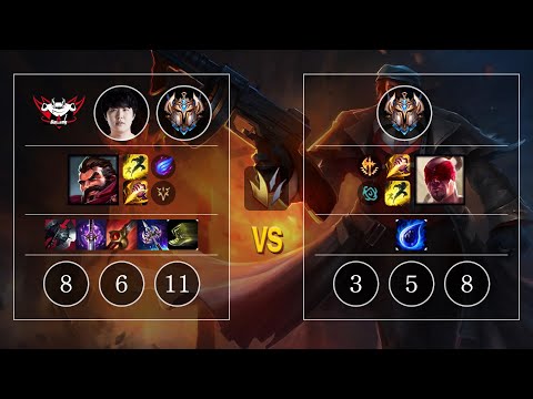 JDG Kanavi Graves vs Lee Sin Jungle - KR Patch 10.12