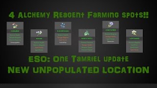 ESO: One Tamriel, Alchemy material farming location How to / Gameplay  | Elder Scrolls Online