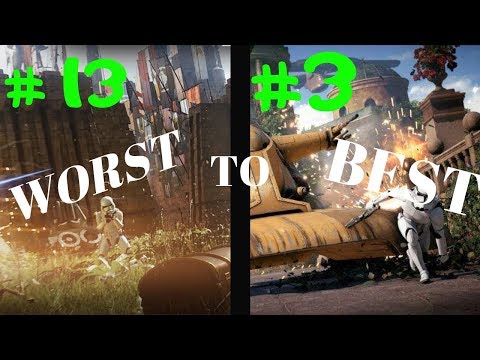 ALL Battle Front 2 Maps Ranked WORST to BEST!