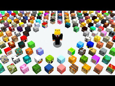 I Collected EVERY Mob Head in Minecraft Hardcore!