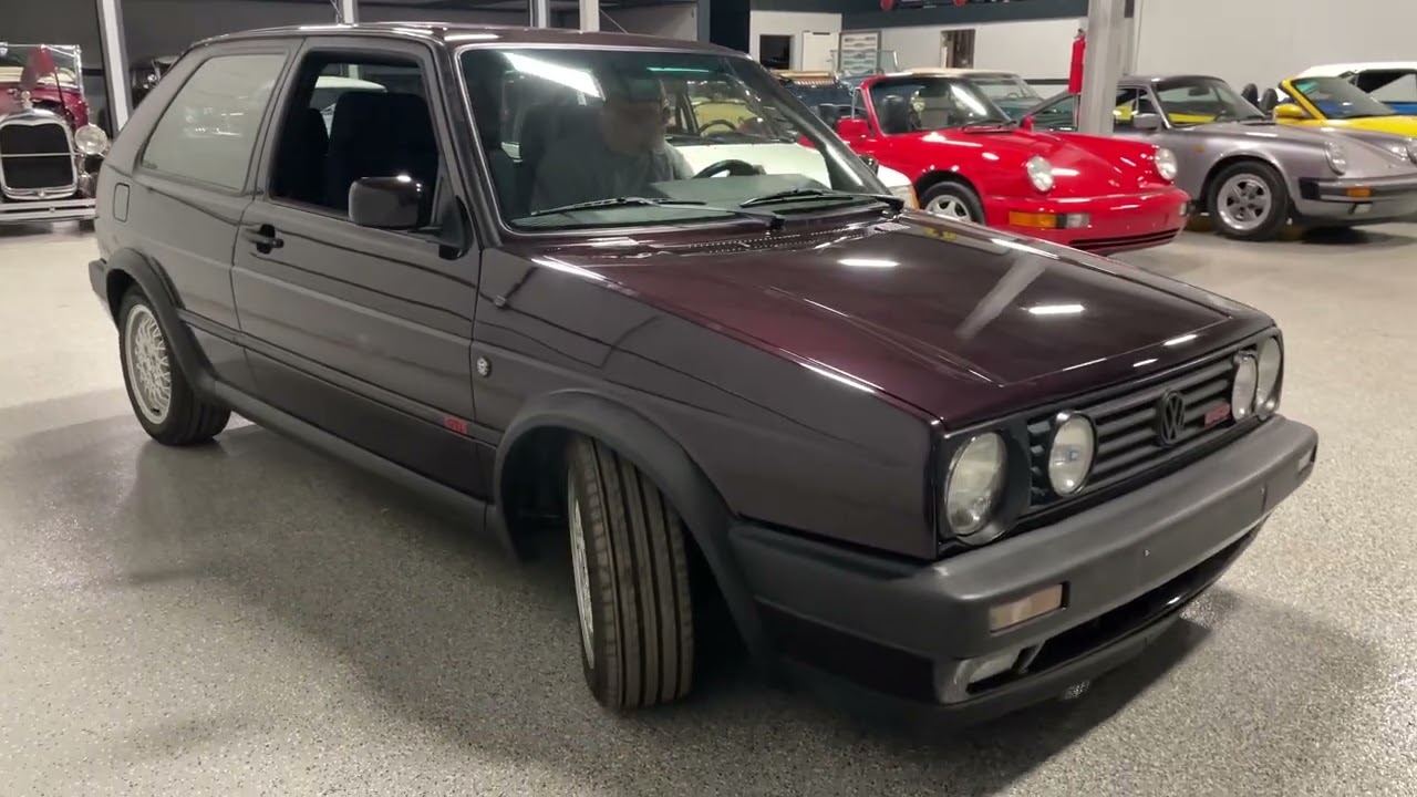 Euro 1990 Volkswagen Golf GTI G60 Edition One Wolfsburg Edition 5-Speed Manual